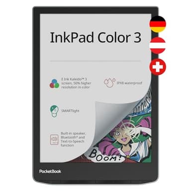 PocketBook InkPad Color 3 Stormy Sea Liseuse Écran Tactile 32 Go WiFi Gris PB743K3-1-WW-B