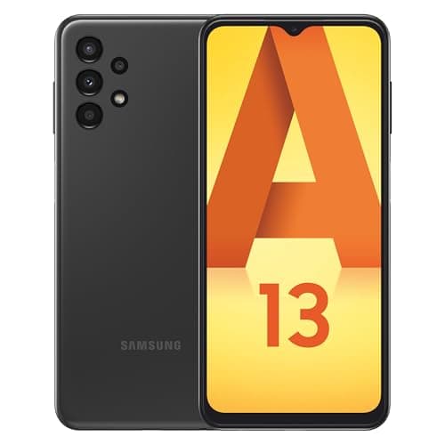 Samsung Galaxy A13, Téléphone mobile 4G 64Go Noir, Carte SIM non incluse, smartphone Android, Version FR
