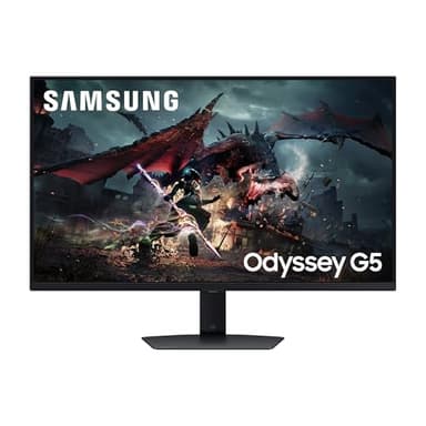 Samsung Ecran PC Odyssey G50D 32’’ 180Hz, 1ms, Dalle Fast IPS, Résolution QHD:2560x1440, Contraste 1000:1, AMD FreeSync, Auto Source Switch +, HDR400, Pied ajustable, DisplayPort, HDMI, LS32DG502EUXEN