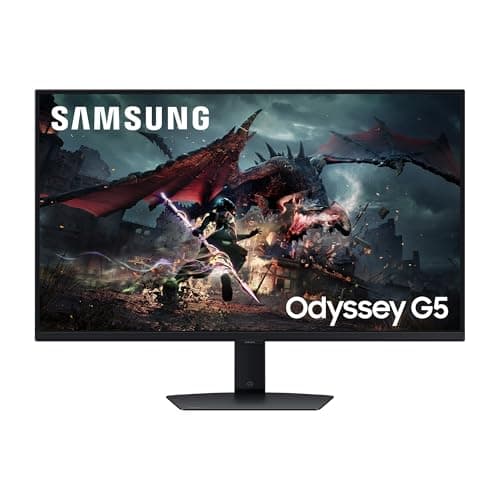 Samsung Ecran PC Odyssey G50D 32’’ 180Hz, 1ms, Dalle Fast IPS, Résolution QHD:2560x1440, Contraste 1000:1, AMD FreeSync, Auto Source Switch +, HDR400, Pied ajustable, DisplayPort, HDMI, LS32DG502EUXEN