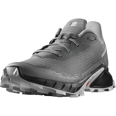 Salomon Alphacross 5 Chaussures de trail pour Homme, Accroche puissante, Confort longue durée, Performance et polyvalence, Pewter, 42