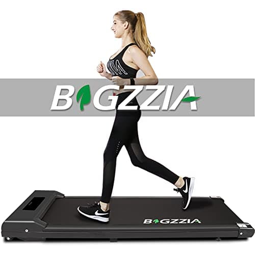 Tapis de Course Électrique Pliant 2 en 1, Walking Pad 10 km/h, 2.5HP, Tapis Extra Large 40cm, Télécommande et Écran LCD, Cadre Renforcé, Poids Max 130kg - pour Maison et Bureau