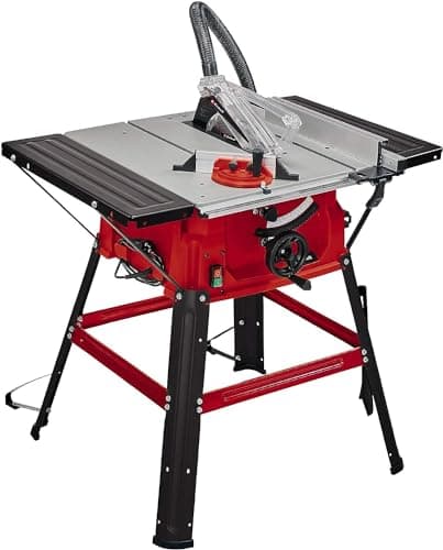 Einhell Scie circulaire sur table TC-TS 2025/2 U (2 000 W, dispositif de réglage hauteur/inclinaison de la lame de scie, butée parallèle, butée d’angle +/- 60°, rallonges latérales)