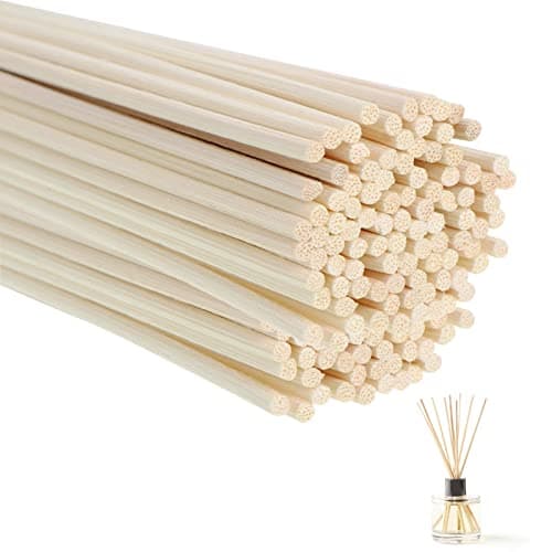 50 Pcs,Batonnets Diffuseur Parfum,Bâtonnets De Diffuseur à Roseaux,Baton Diffuseur De Parfum,Bâton Reed Diffuseur,Recharge Diffuseur Bâtonnet pour Cuisine,Bain,Salon,25cm x 3mm