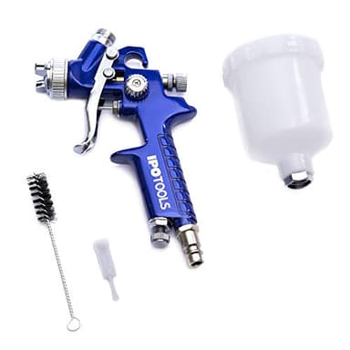 Mini Pistolet a Peinture HVLP avec buse de 1,0 mm, Pistolet de Peinture carrosserie, Pistolet de Peinture