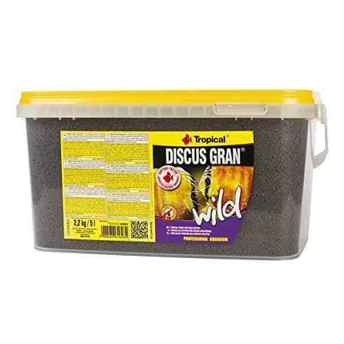 TROPICAL Discus Gran Wild 5L / 2,2kg - Nourriture spéciale pour Discus Sauvages