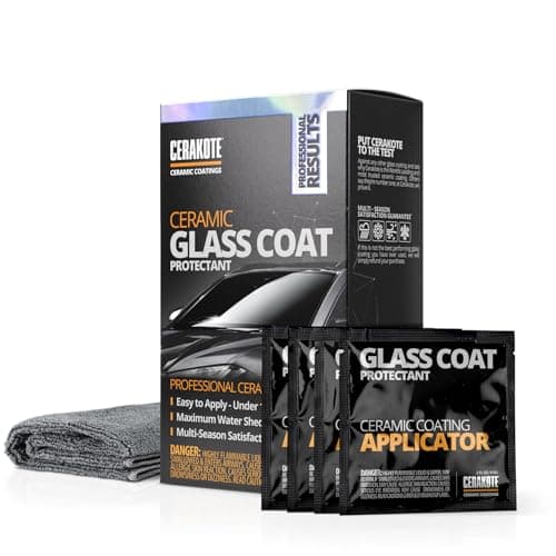 CERAKOTE® Revêtement de protection en céramique hydrophobe pour voiture, visibilité et brillance durables, application rapide et facile