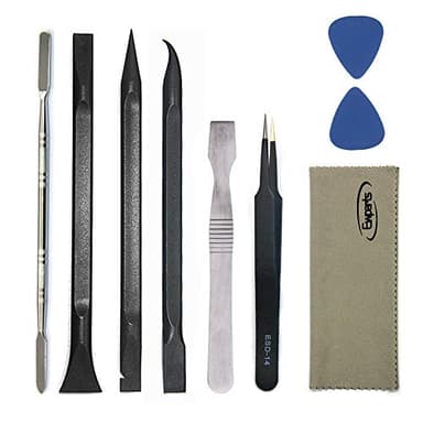 Ewparts 9 en 1 outil de levier, outils de démontage, ouverture de téléphone, ordinateur portable, kit d'outils de réparation pour iPhone/Smartphone/Tablette Retina