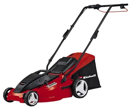 Einhell Tondeuse à gazon électrique GC-EM 1732 (1700 W, Largeur de coupe 42 cm, Bac de ramassage de 50 l, Surface conseillée 700 m²)