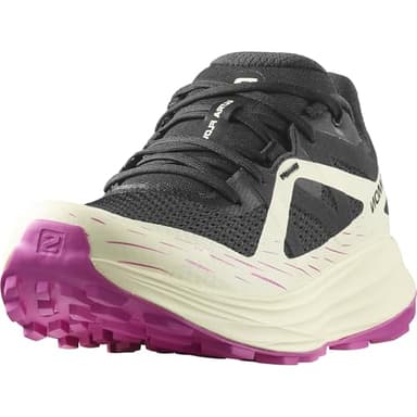 Salomon Ultra Flow Chaussures de trail pour Femme, Confort instantané, Amorti adapté à la route comme aux sentiers, Conçue pour les terrains variés, Black, 40 ⅔
