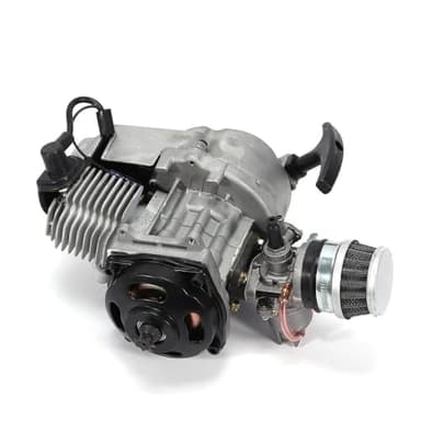 Moteur Pocket Bike 49cc, 2 Temps Pullstart Engine Motor Kit, Mini Dirt Bike Avec Filtre à Air Carburateur, pour Pocket ATV, Scooter