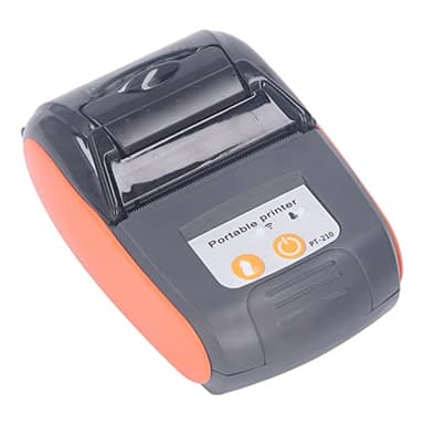 PT 210 Imprimante de Reçus Thermique en Plastique Mini Imprimante de Factures sans Fil Longue Durée Compatible Machine d'impression de Billets de Poche (sans Sac de Rangement)