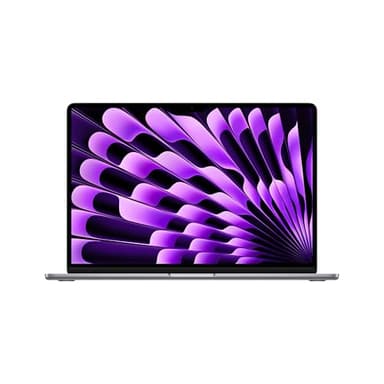 Apple Portable MacBook Air 15 Pouces avec Puce M3 : écran Liquid Retina 15,3 Pouces, 16 Go de mémoire unifiée, 256 Go de Stockage SSD, Clavier rétroéclairé, caméra FaceTime HD 1080p. Gris sidéral