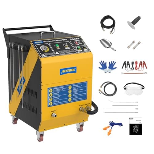 AUTOOL Machine de Nettoyage de Glace Sèche, Nettoyeur de Glace Sèche, Nettoyeur Blasters de Glace Sèche Sablage de Glace Sèche s'applique avec l'industrie automobile médicale aéronautique