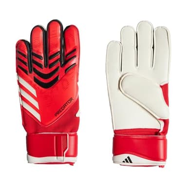adidas Unisex Gants de gardien Predator Match, Pure Ruby/Lucid Red/Black, 9 1/2