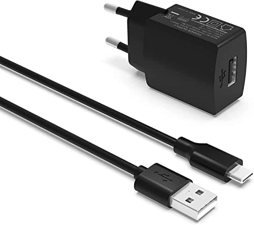 10W USB Type C Chargeur pour JBL Charge 4 5/Tomorrowland Edition, Flip 6 5/eco Edition, Pulse 4 Haut Parleur Bluetooth Cordon d'alimentation Adaptateur Secteur