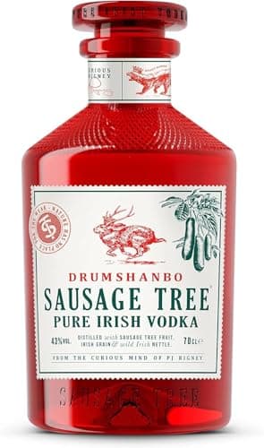 SAUSAGE TREE - Vodka de Céréales - 43% Alcool - Origine : Irlande - Bouteille Vodka 70 cl