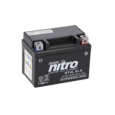 NITRO NT4L-SLA Batterie Moto AGM Fermé, 4Ah