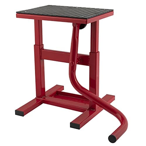 Béquille Centrale Moto Cross Universal Enduro Offroad Rouge