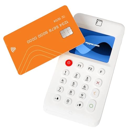 myPOS GO 2 Terminal de Paiement │ Règlement instantané et sans coûts cachés │ Pas de contrat mensuel │ Accepte Tous Les Modes de paiement │ Lecteur de Carte Mobile avec connectivité 4G Gratuite