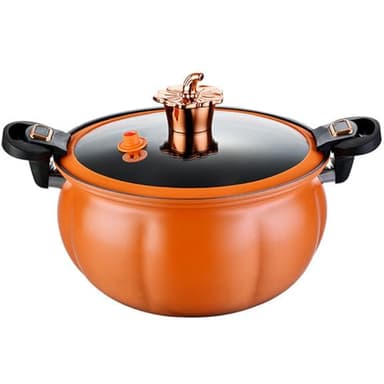 Mini autocuiseur à pression, casserole 8L, casserole de pression de chauffage rapide avec poignées de verrouillage, Stockpot antiadhésif avec couvercle pour gaz, induction, poêles électriques Pothot