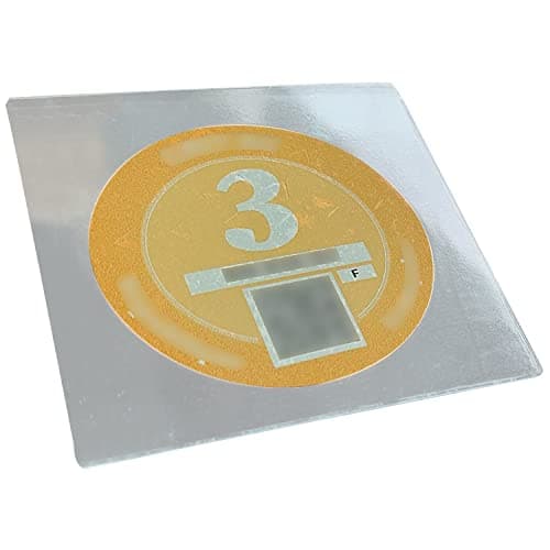Easyboost Pochette Autocollante pour Vignette Crit'Air Auto Etui Plastique Support Transparent Protection Plastifiée Voiture 90 x 90mm (1 Pochette)
