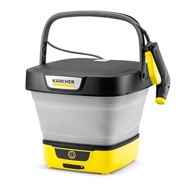 Kärcher Nettoyeur Mobile OC 3 Foldable, Volume du réservoir d'eau Pliable: 8 L, Batterie Lithium-ION, Tuyau en Spirale, débit : 2L/Min, autonomie : 15min, Basse Pression 15 Bar
