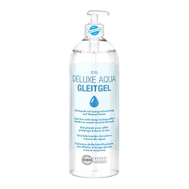 Lubrifiant Aqua Deluxe EIS | Lubrifiant pour relations anales et sexuelles | À base d'eau, pour femme et homme | Parfait pour toys et préservatifs | Stimulant, à base d'eau | Transparent | 1L