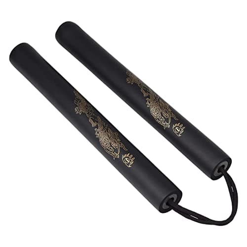ZMREN Nunchaku en Mousse, Nunchakus de Sports, Nunchucks Arts, Martiaux Mousse de Sécurité Nunchakus, pour Enfants et Débutants Pratique et la Formation