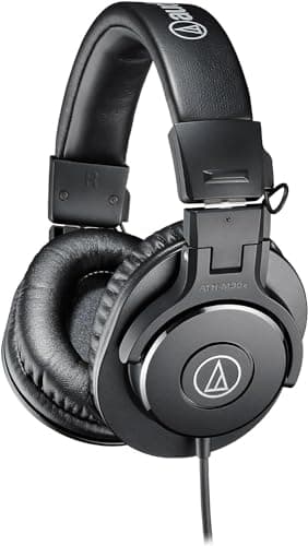 Audio-Technica M30x Professional Monitor Headphones Noir