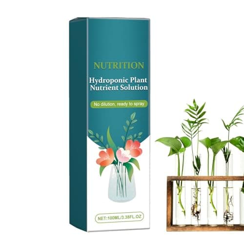 Rurunklee Nutriments liquides pour hydroponiques,Solution nutritive pour hydroponiques | 3,38fl.oz Engrais nutritif pour hydroponiques | Engrais liquide pour de jardin, nutriments végétaux, favorise