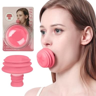 CATOR Jaw Trainer,Face Trainer V Face Shaping,Resserrement de la Peau Raffermissant Double Menton,Masseter Dispositif D'Entraînement Visage Exerciseur