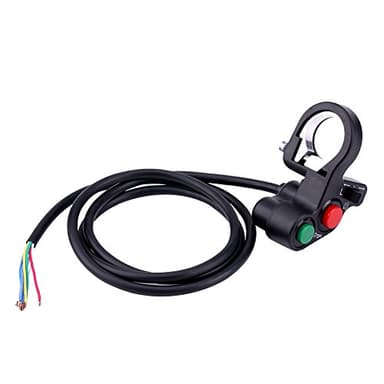 Commutateur de guidon de moto, interrupteur à bouton-poussoir pour clignotant de moto de 22 mm (7/8 po) faisceau pour clignotant commodo moto+commodo moto comodo moto 22mm commodo moto commodo moto c