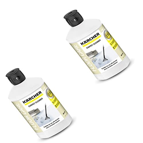 SOS Accessoire Lot de 2 nettoyants moquettes et tapis 1L pour Aspirateur 6.295-771.0 KARCHER