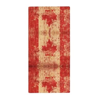MZGFAQ Drapeau Canadien Towel Très Absorbantes Serviette De Bain pour Hôtel Spa Salle De Bain Cuisine 73x35cm