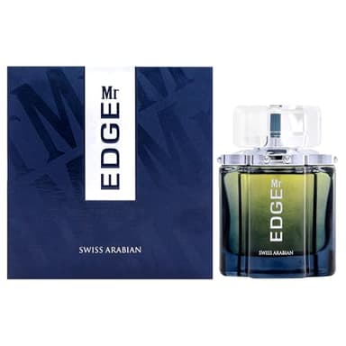 Swiss Arabian Mr. Edge Eau de Parfum pour Hommes 100ML - Un Chypré Boisé Audacieux avec des Agrumes, du Poivre et du Cèdre - Un Parfum Raffiné et Magnétique