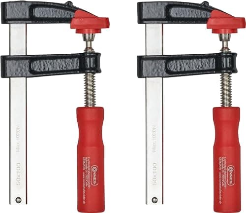 Connex COXT865210 Lot de 2 Serre-joints bricolage 100 x 50 mm
