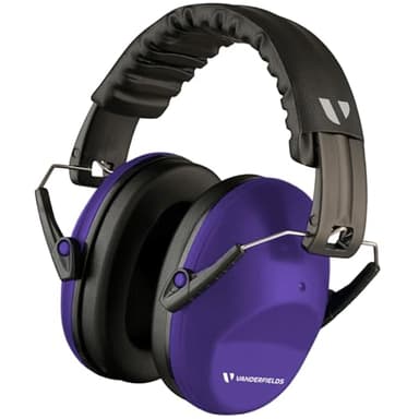 Vanderfields Casque Anti Bruit Adulte, 26dB Certifié CE, Casque Réducteur de Bruit, Protection Auditive Sécuritaire, Casque Sensitif, Casque Anti Bruit pour Autisme, Bricolage, Tonte, Chantier