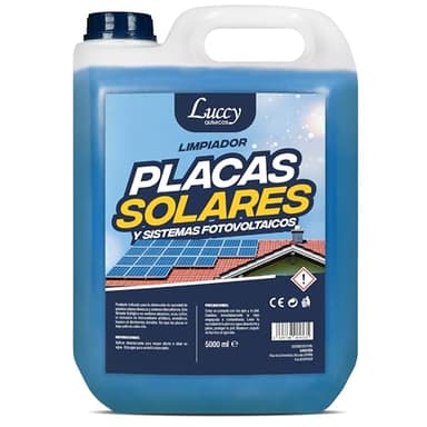 Nettoyant plaques solaires concentré 5 litres | Nettoyant panneaux solaires sûr et efficace sur tous les types de plaques photovoltaïques