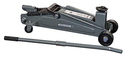 PRECISION STEEL Cric hydraulique Rouleur 2,25T, spécial SUV, 4x4, Break, Hauteur de Levage de 190 à 535 mm, Gris