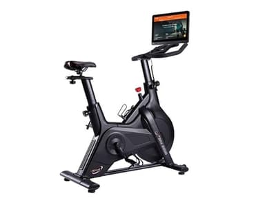 TECNOFIT - Enerfit Spin Bike Électromagnétique Vélo d'appartement professionnel SPX 9900 - Volant de 25 kg - avec écran tactile 16 pouces Android intégré