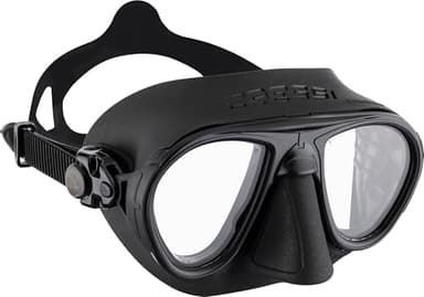 Cressi Calibro Masque de plongée Mixte Adulte, Noir/Noir, Taille Unique