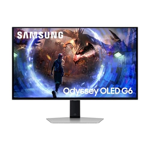 Samsung Écran PC Gaming Odyssey OLED G60SD 27'', 360Hz, 0,03ms, OLED, QHD (2560x1440), 1000000:1, Ajustable en hauteur, pivotable, orientable, inclinable, LS27DG602SUXEN
