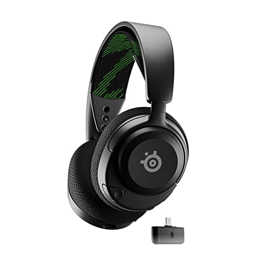 SteelSeries Arctis Nova 4X Wireless — Casque gaming — Son spatial 360°— Sans fil 2,4 GHz grande vitesse — Batterie 36 heures — USB-C — Micro ClearCast Gen 2 — Xbox Series X|S, PC, PS5, Switch