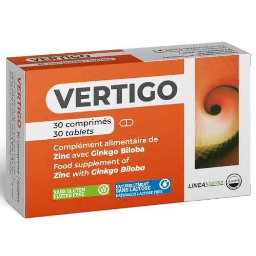 Vertigo Acouphènes Bourdonnement Oreille Vertiges Complément Alimentaire avec Zinc Ginkgo Biloba 30 comprimés Agips