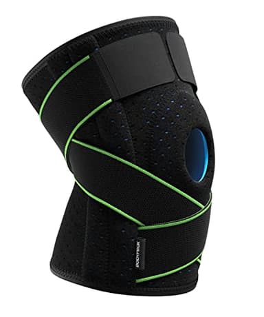 Bodyprox Genouillère avec stabilisateurs latéraux et coussinets en gel pour un parfait soutien du genou Arthrite (XS)