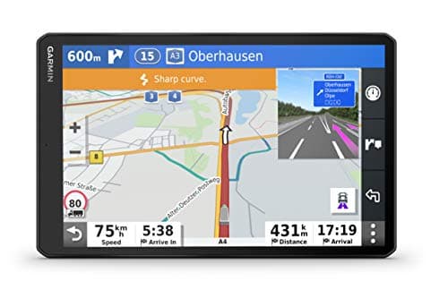 Garmin dezl LGV1000 MT-D EU - GPS Poids Lourds - 10 Pouces - Carte Europe 46 pays – Trafic intégré - Répertoire de services - Appels Mains Libres – Commande vocale