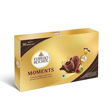 Ferrero Rocher Moments, 16 pièces de chocolat, 92,8 g