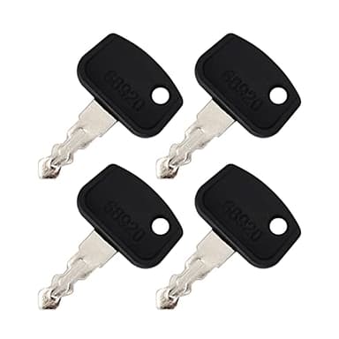 68920 Clés de Contact pour Tondeuses Kubota F2680 F2690 F2880 F3080 F3680 BX1850 BX1860 BX1870 BX2350 BX2360 BX2370 BX24 BX25 BX2660 (4 Pcs)