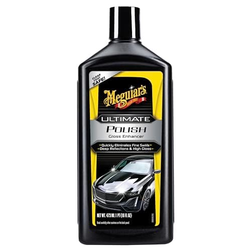 Meguiar's G19216EU Crème polish lustrante Ultimate - Lustrant Protection UV - Brillant Longue Durée - Polish Voiture - 473ml